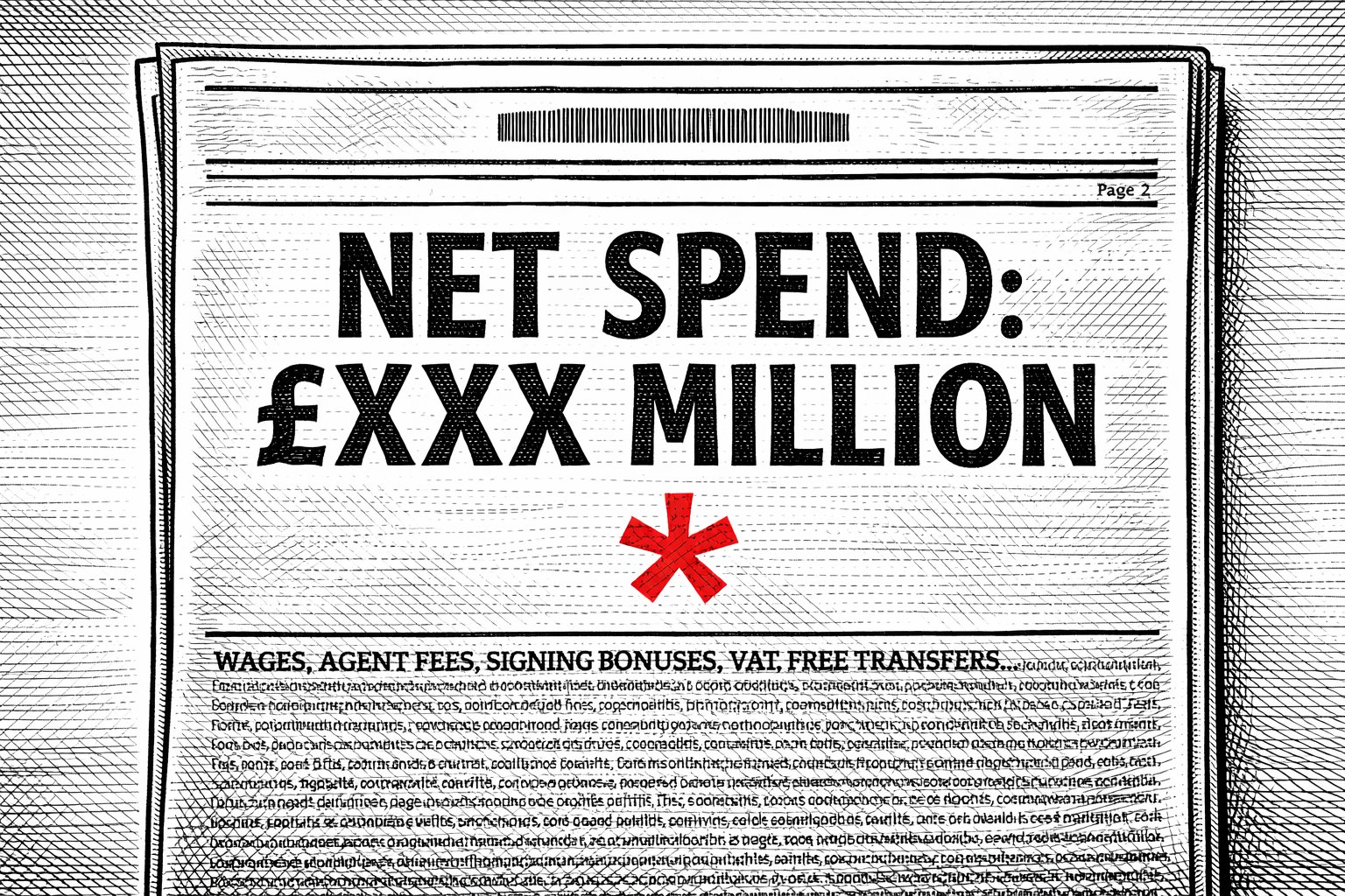 A faceless suited figure sits at a desk surrounded by endless towers of boxes labelled FORM 20-F receding to the horizon. On the desk: an open document stamped ADJUSTED EBITDA in red.